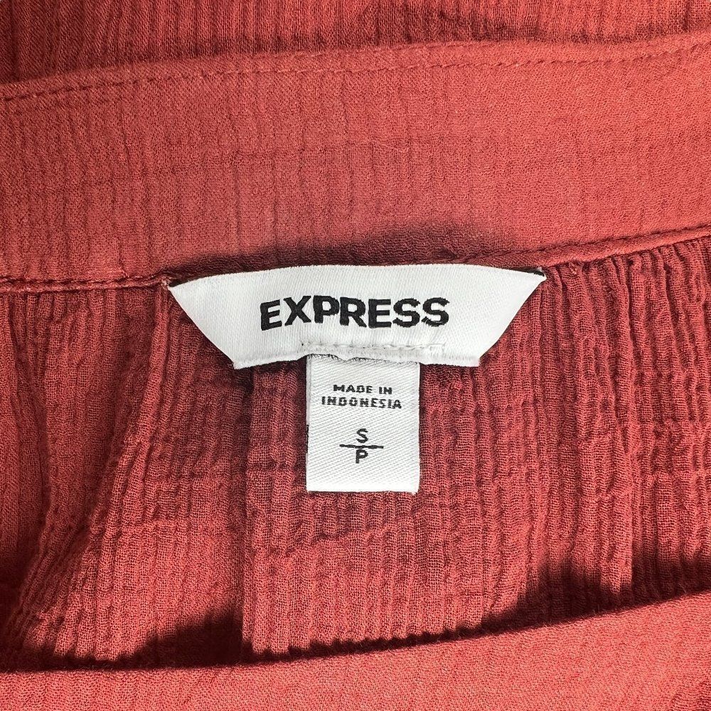 Exress Women's Rust Color Top‎ - Picture 6 of 8